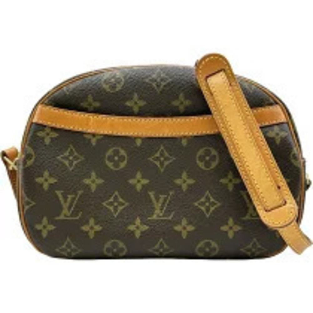 Louis Vuitton Blois Brown Monogram Canvas Shoulder Bag